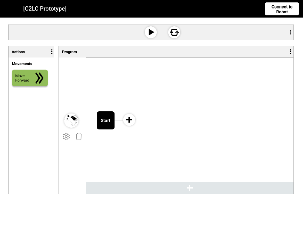 Coding Environment Simplified View.